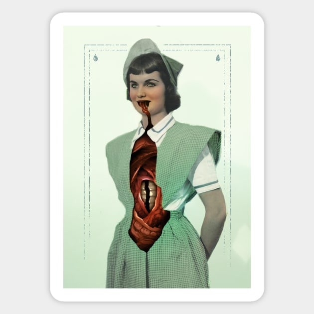 Nurse 2 Sticker by AlexEckmanLawn